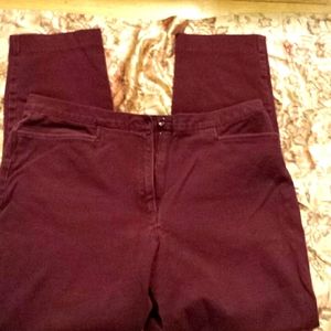 Maroon Jones Sport Stretch Jeans